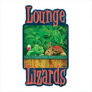 Lounge Lizards Vinyl Decal Sticker