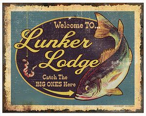 Lunker Lodge Vinyl Decal Sticker