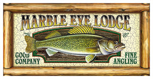 Marble Eye Lodge Vinyl Decal Sticker