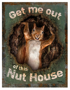 Nut House Out Vinyl Decal Sticker