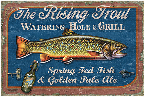 Watering Hole Grill Novelty Sign