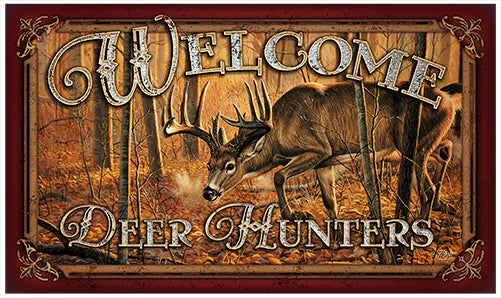 Welcome Deer Hunters Vinyl Decal Sticker