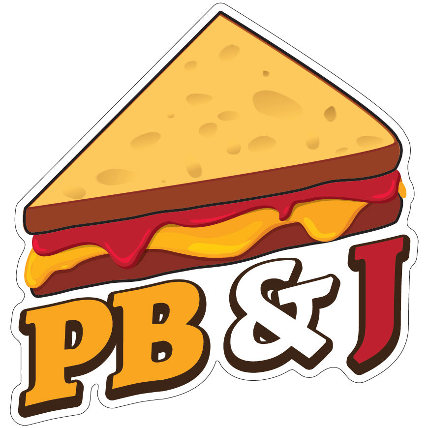 PB & J Die-Cut Decal