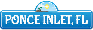 Ponce Inlet, FL Florida Beach Street Sign