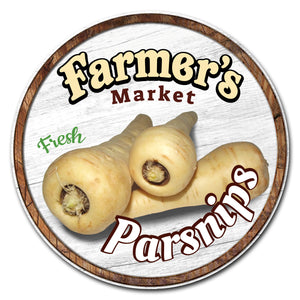 Farmer's Market Parsnips Circle