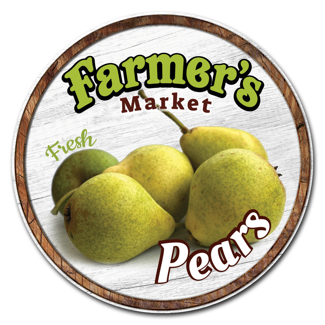 Farmer's Market Pears Circle