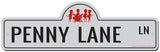Penny Lane Novelty Sign