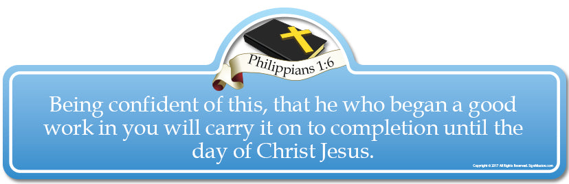 Philippians 1.6B