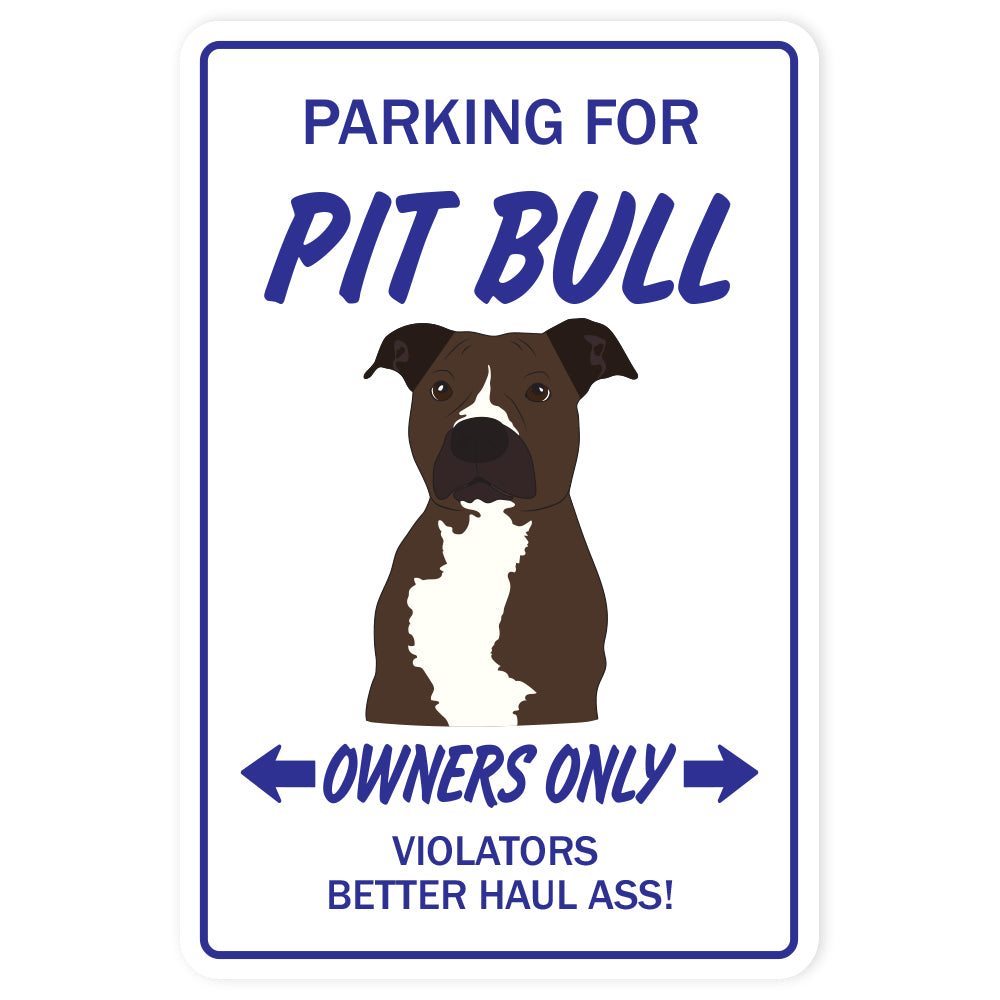 Pitbull Security Vinyl Decal Sticker