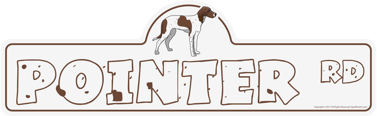 Pointer Street Sign