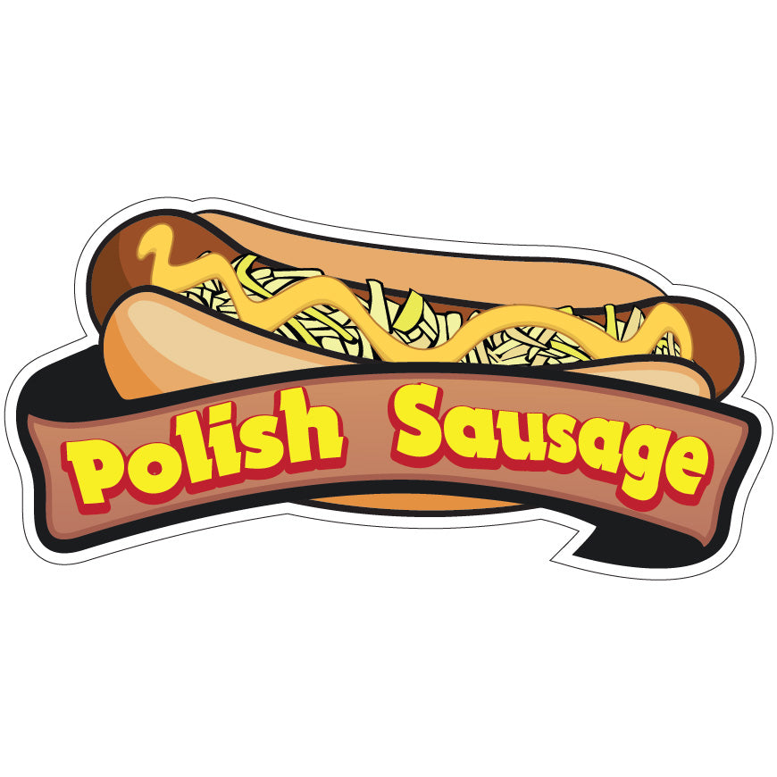 Polish Sausage Die-Cut Decal