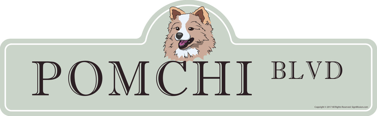 Pomchi Street Sign