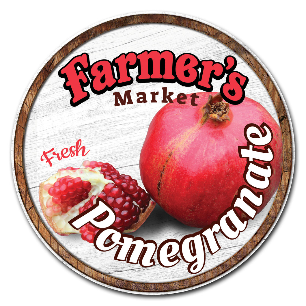 Farmer's Market Pomegranate Circle