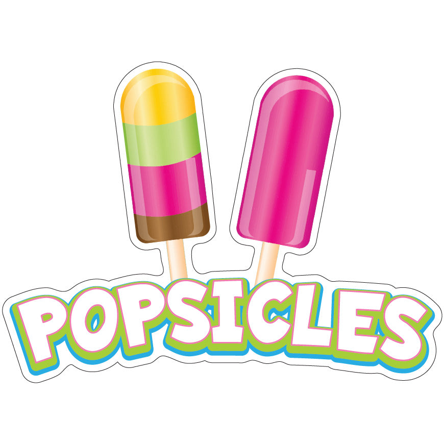 Popsicles Die-Cut Decal
