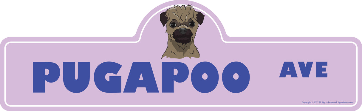 Pugapoo Street Sign