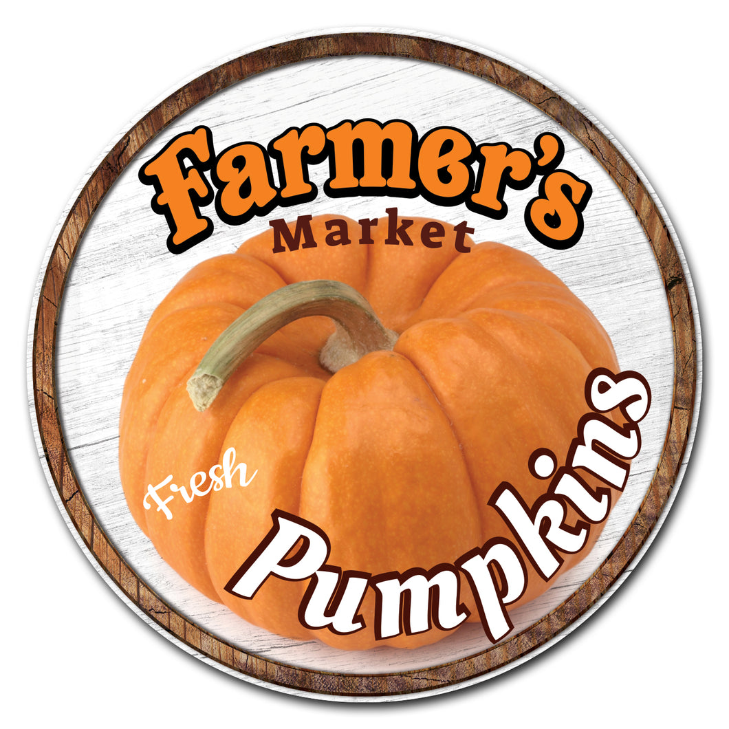 Farmer's Market Pumpkins Circle