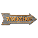 Workshop Arrow Sign