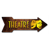 Theatre Arrow Sign