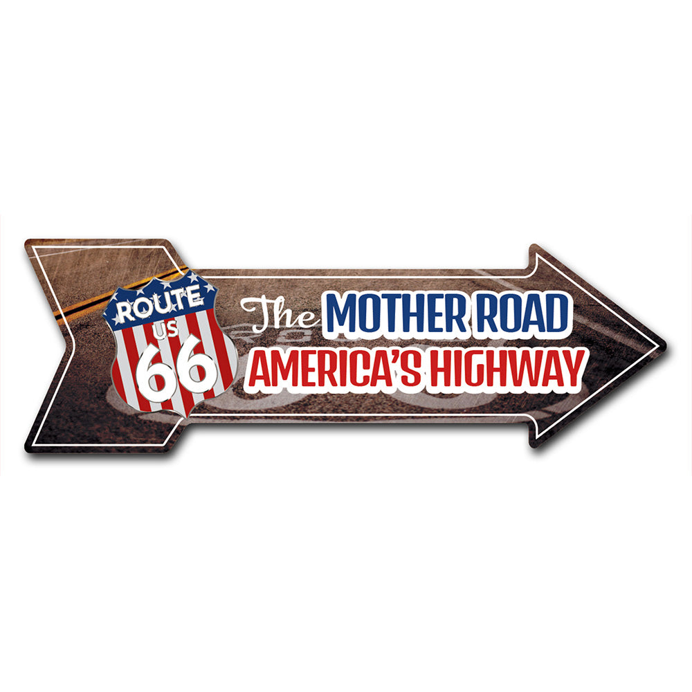 The Mother Road Arrow Sign