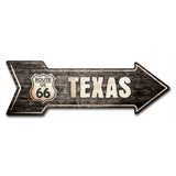 Texas 66 (2) Arrow Sign