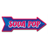 Soda Pop Arrow Sign