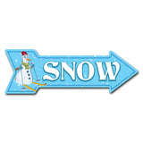Snow Arrow Sign