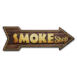 Smoke Shop Arrow Sign