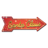 Santa Claus Arrow Sign