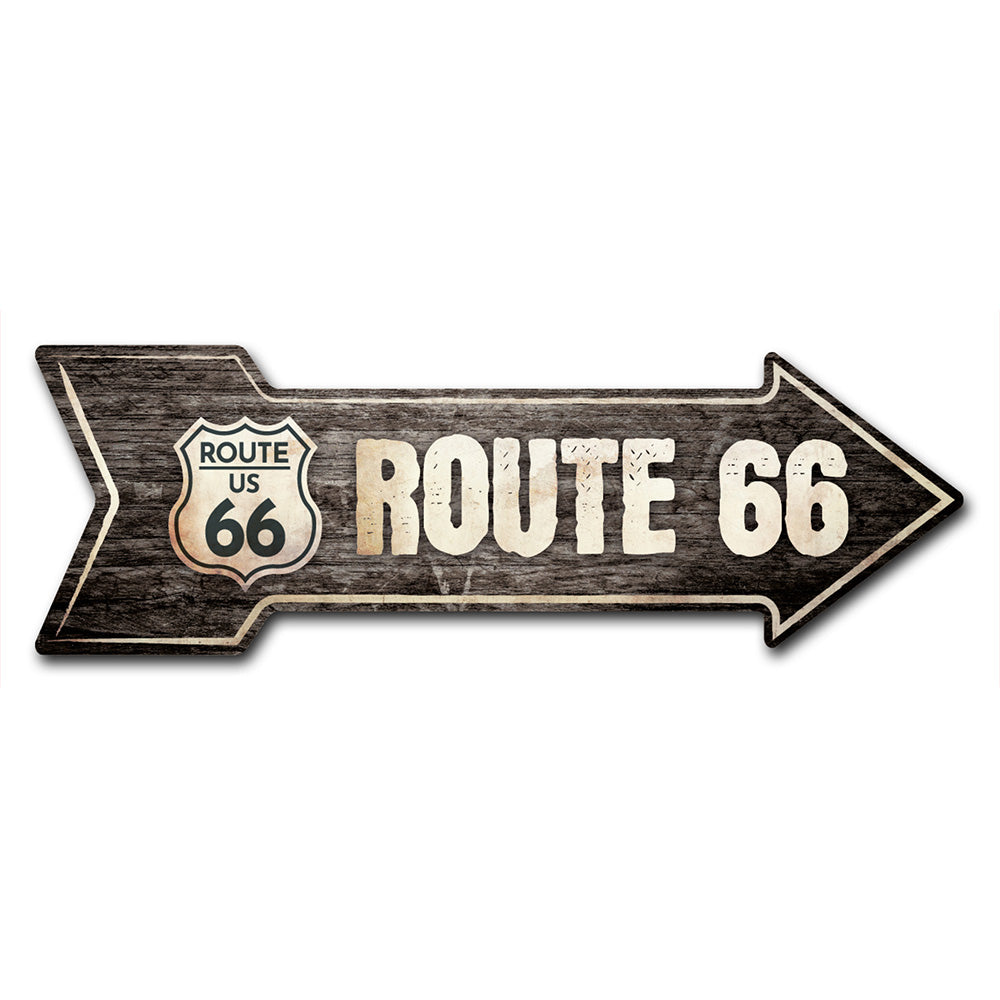 Route 66 (2) Arrow Sign