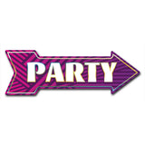 Party (2) Arrow Sign