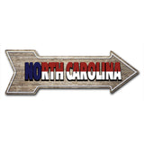 North Carolina (2) Arrow Sign