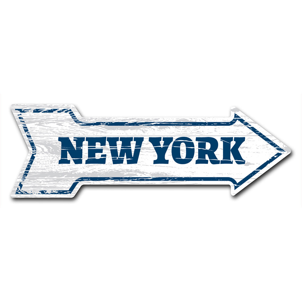New York (2) Arrow Sign