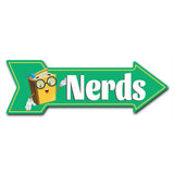 Nerds Arrow Sign