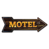 Motel No Vacany Arrow Sign