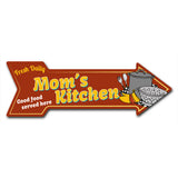 Mom's Kitchen Arrow Sign