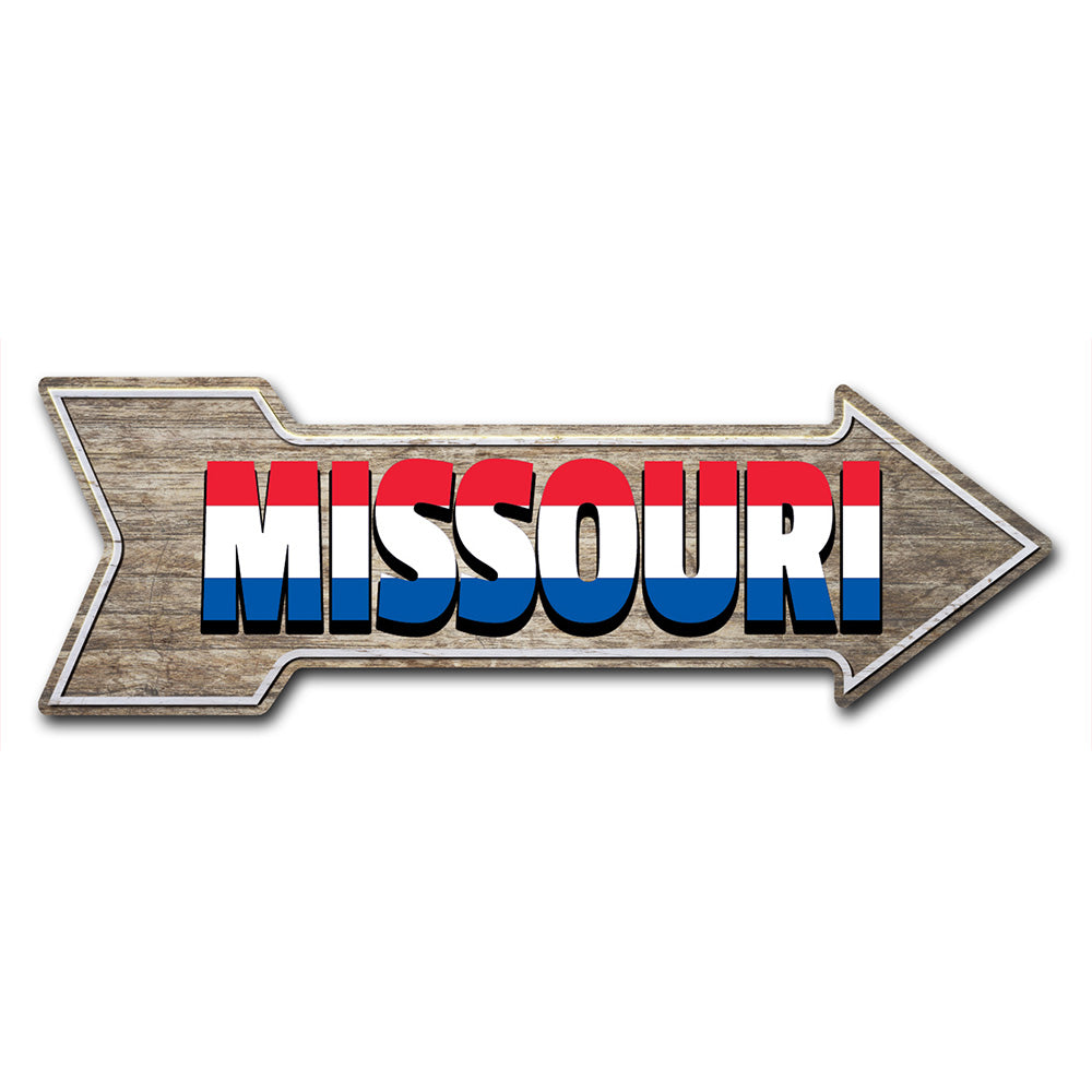 Missouri Arrow Sign