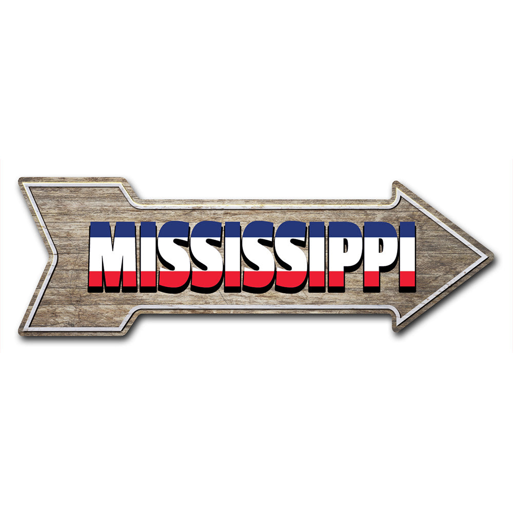 Mississippi Arrow Sign