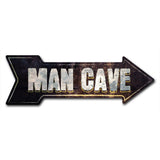 Man Cave Arrow Sign