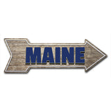 Maine Arrow Sign