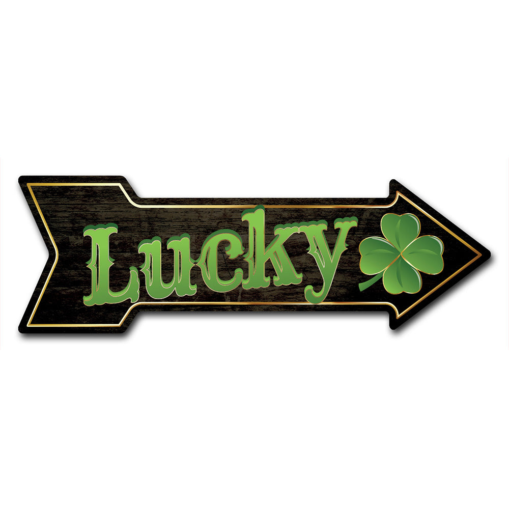 Lucky Arrow Sign