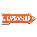 Lifeguard Arrow Sign