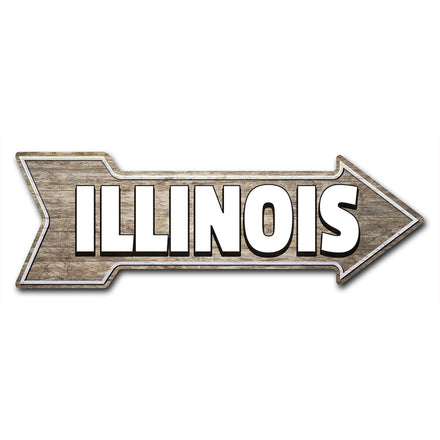 Illinois Arrow Sign