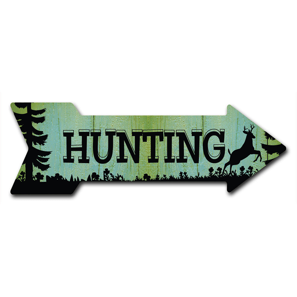 Hunting Arrow Sign