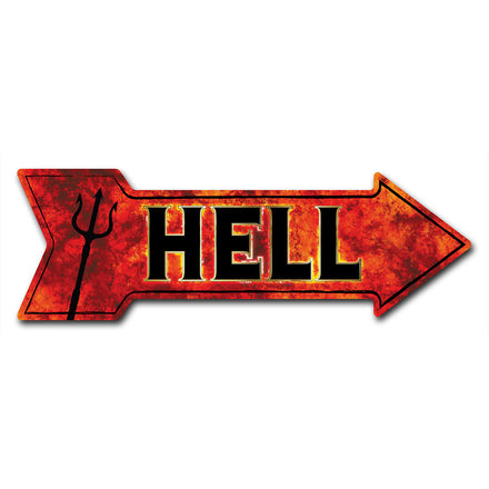 Hell Arrow Sign