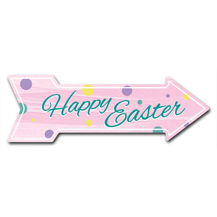 Happy Easter 2 Arrow Sign