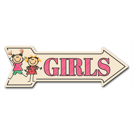 Girls Arrow Sign