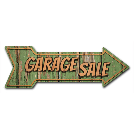 Garage Sale Arrow Sign