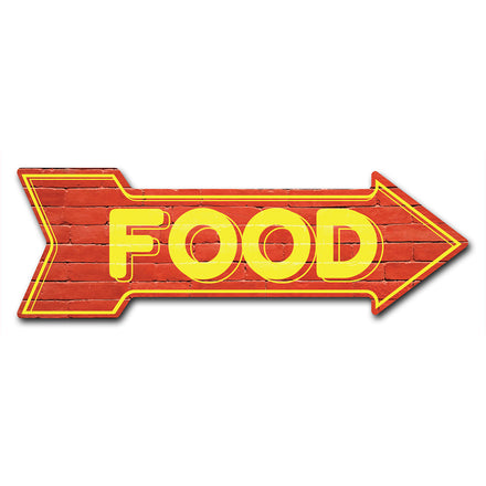 Food Arrow Sign