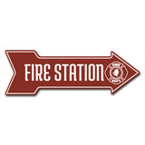 Fire Station Arrow Sign