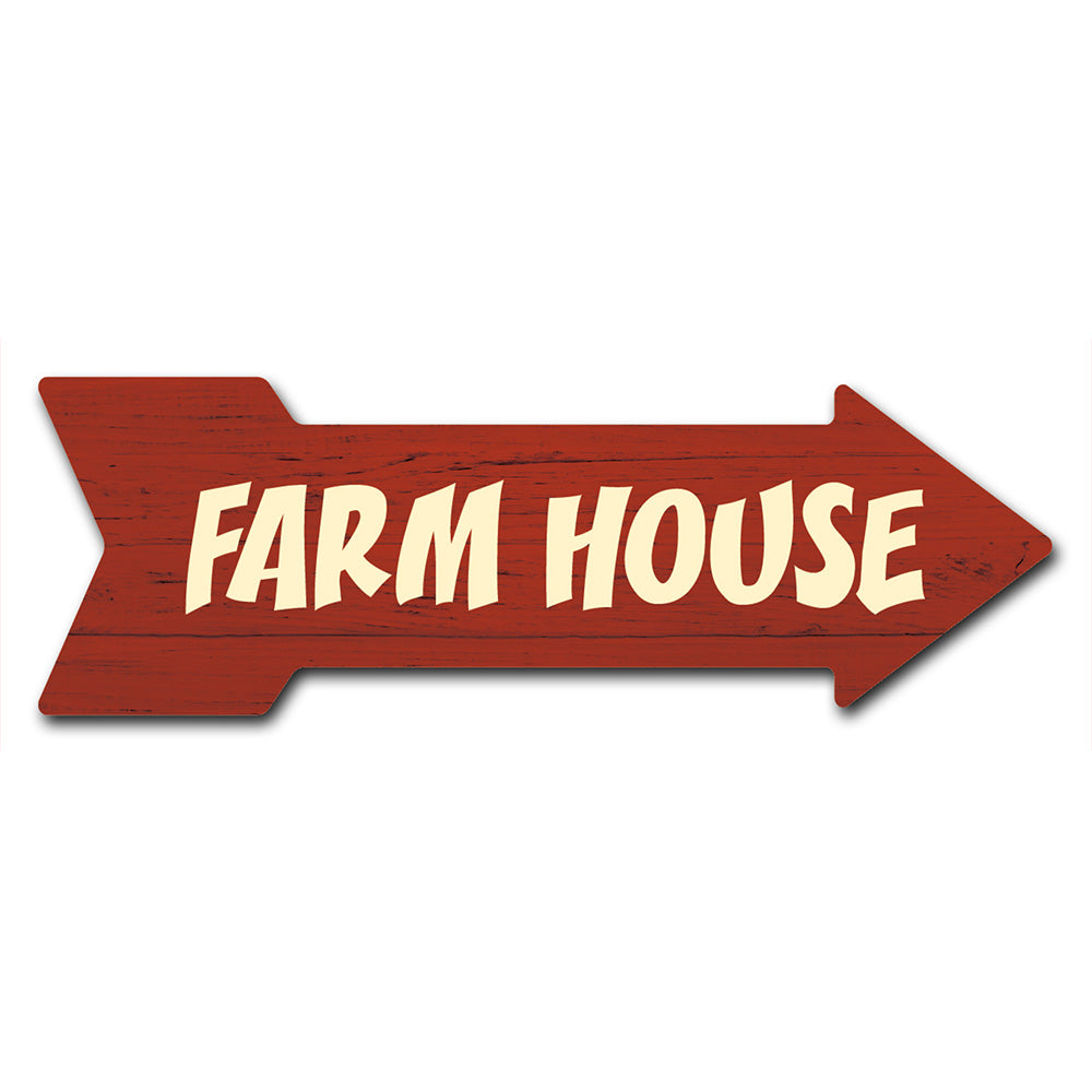 Farm House Arrow Sign